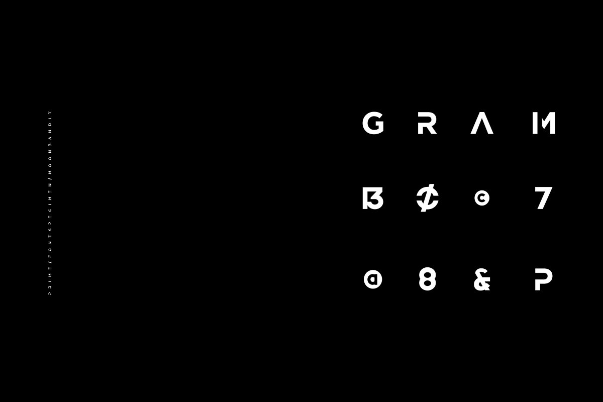 Prime modern bold Sans Serif Font