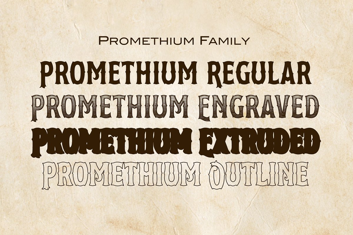 Promethium Font Family Free Download
