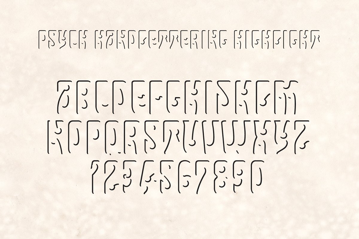 Psych Handlettering Font