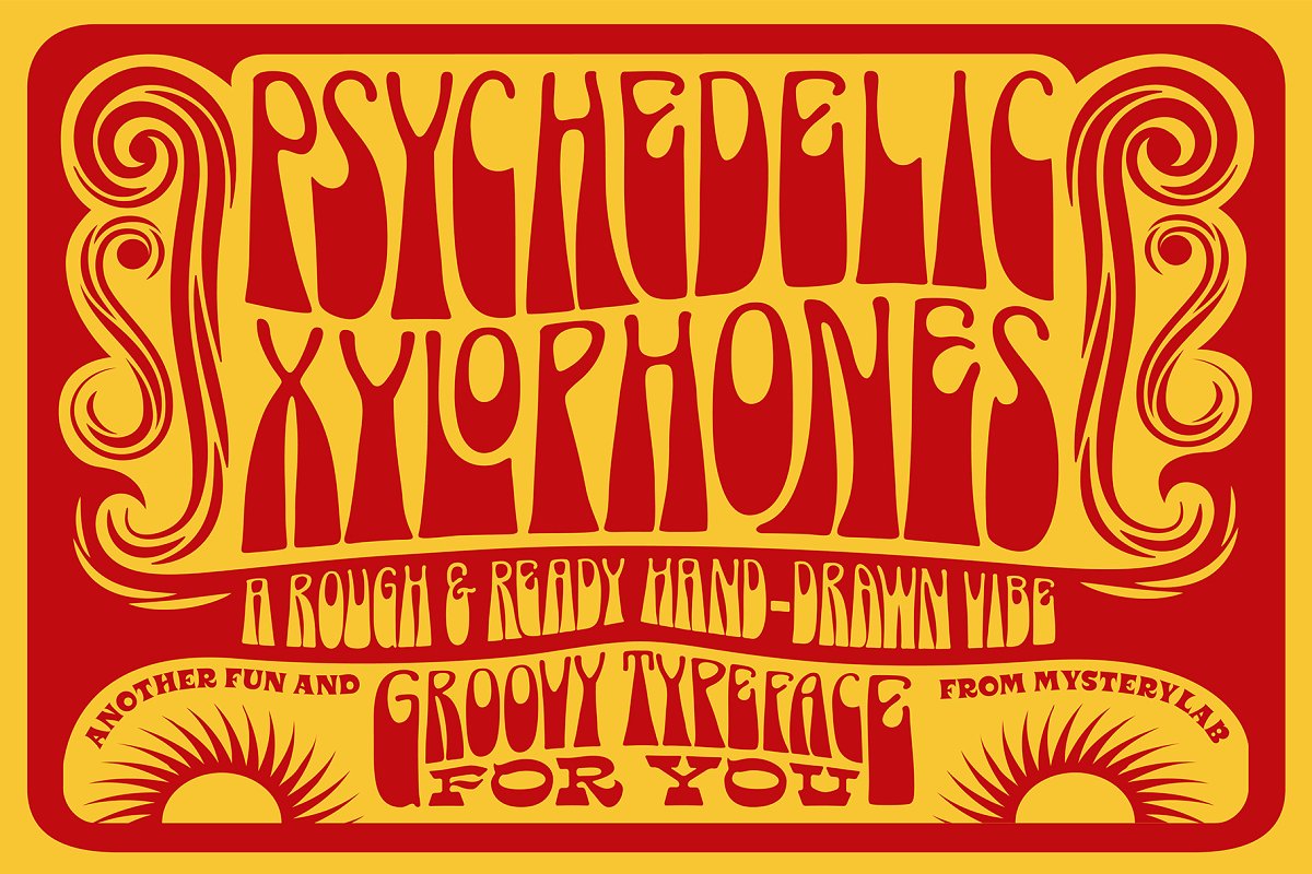 Psychedelic Xylophones Font Free Download