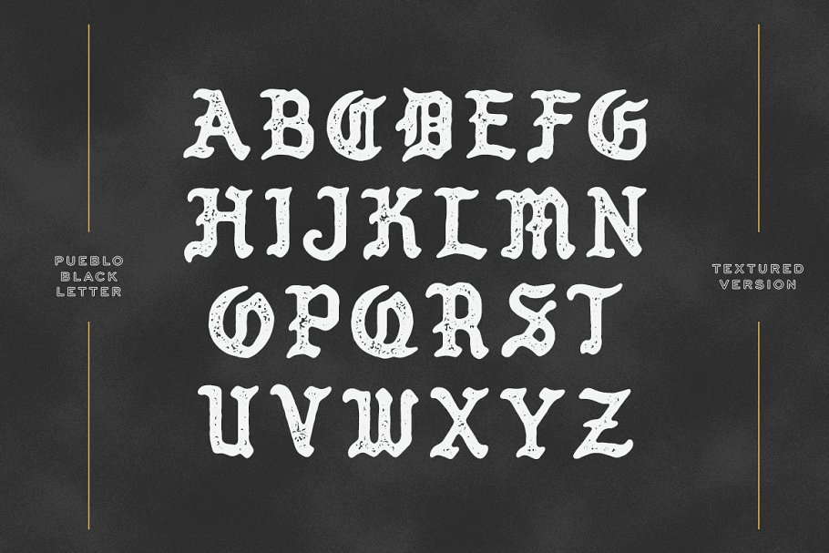 Pueblo Blackletter Styles Font