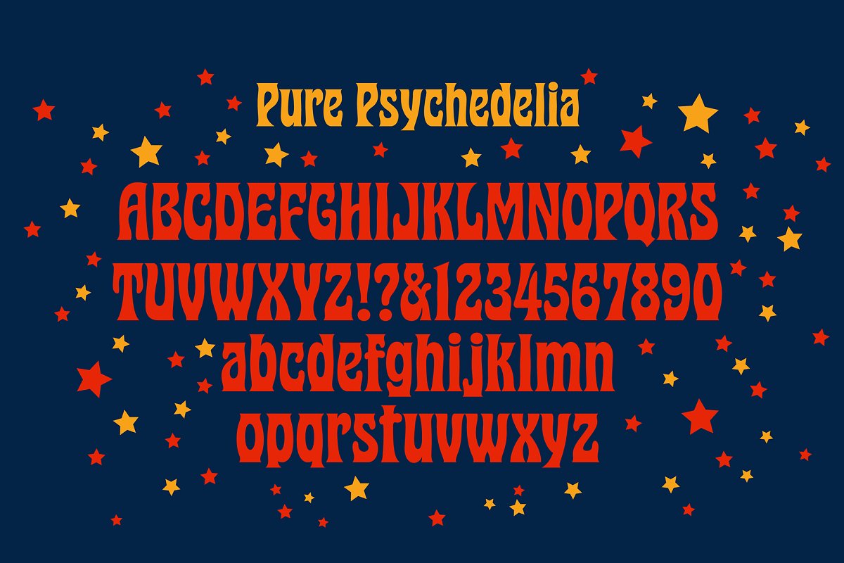 Pure Psychedelia Font