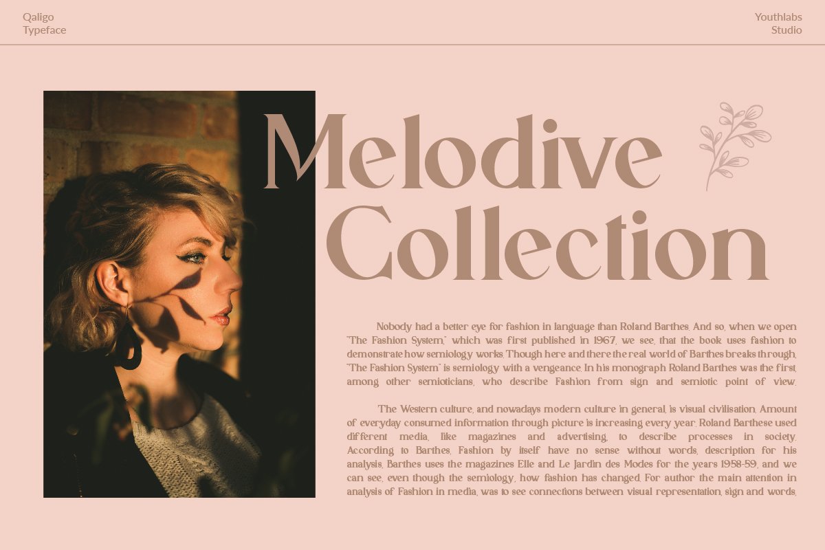 Qaligo Elegant Serif Font