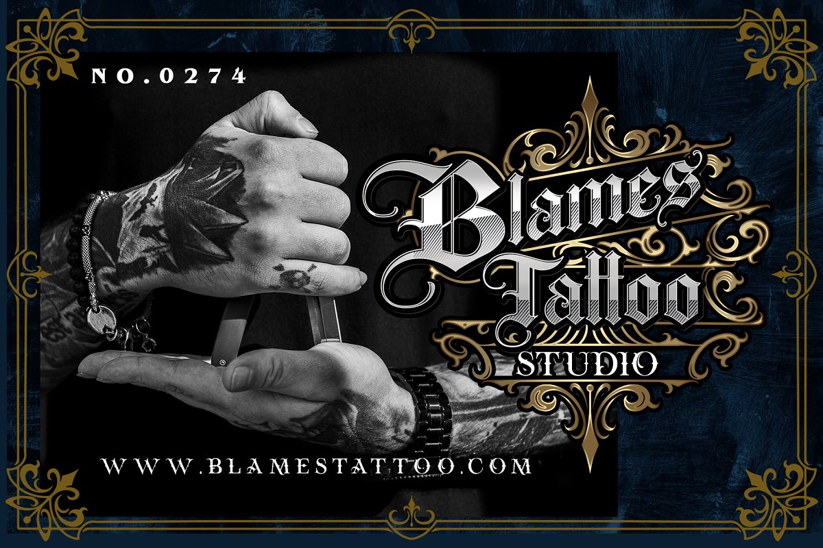 ROSTAGE Blackletter Font