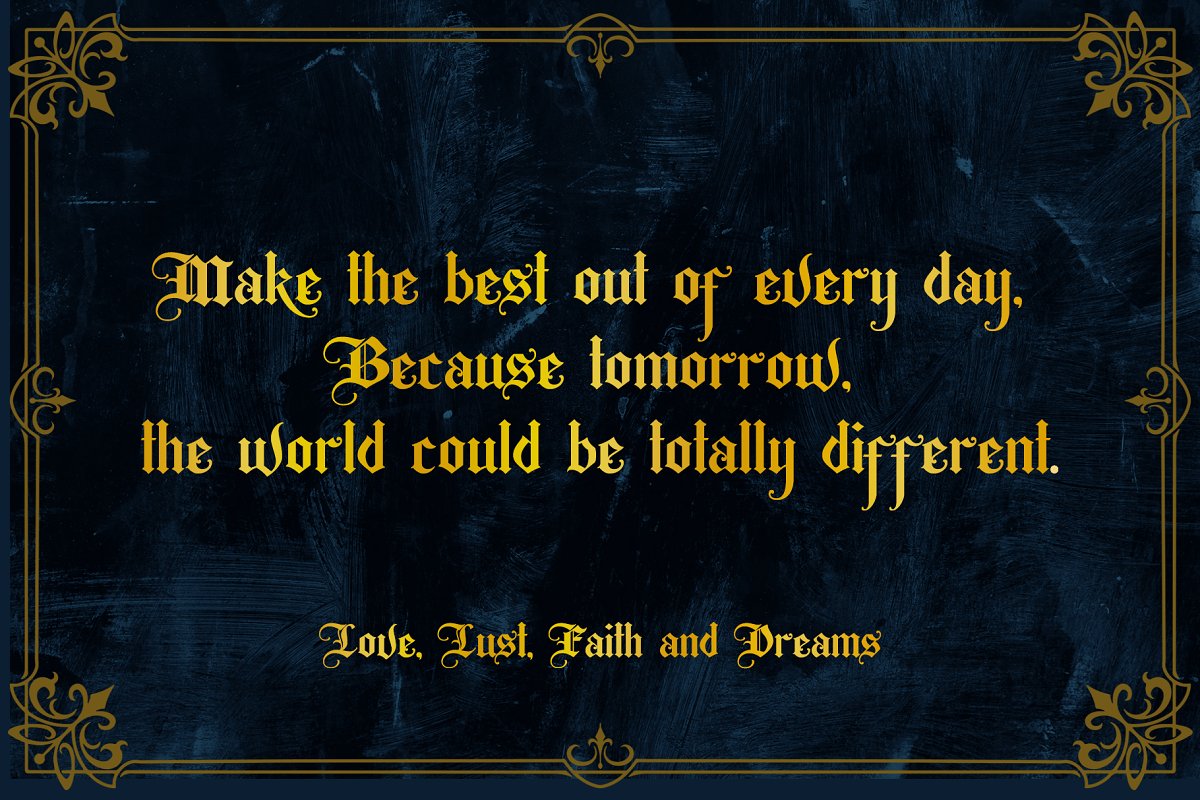 ROSTAGE Blackletter Font