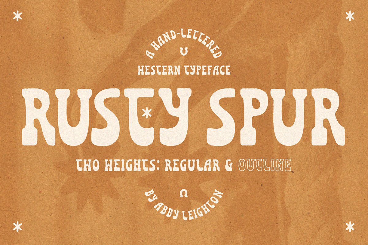 RUSTY SPUR by Abby Leighton Font Free Download