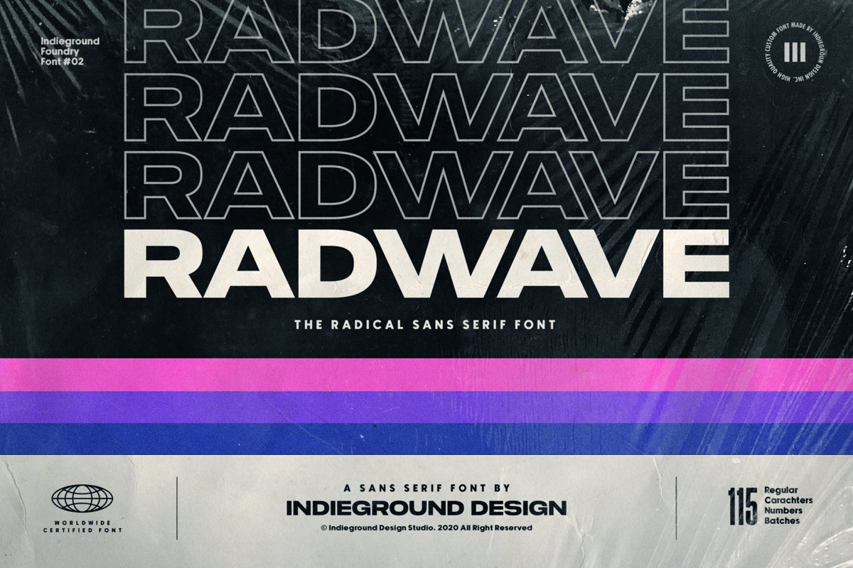 Radwave Font