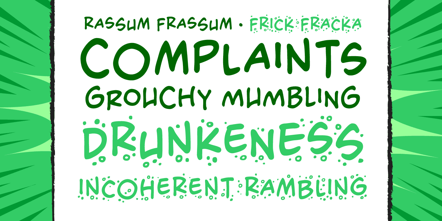 Rassum Frassum Font