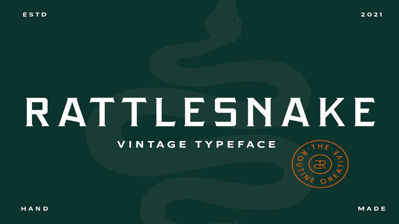 Rattlesnake Vintage Serif Font