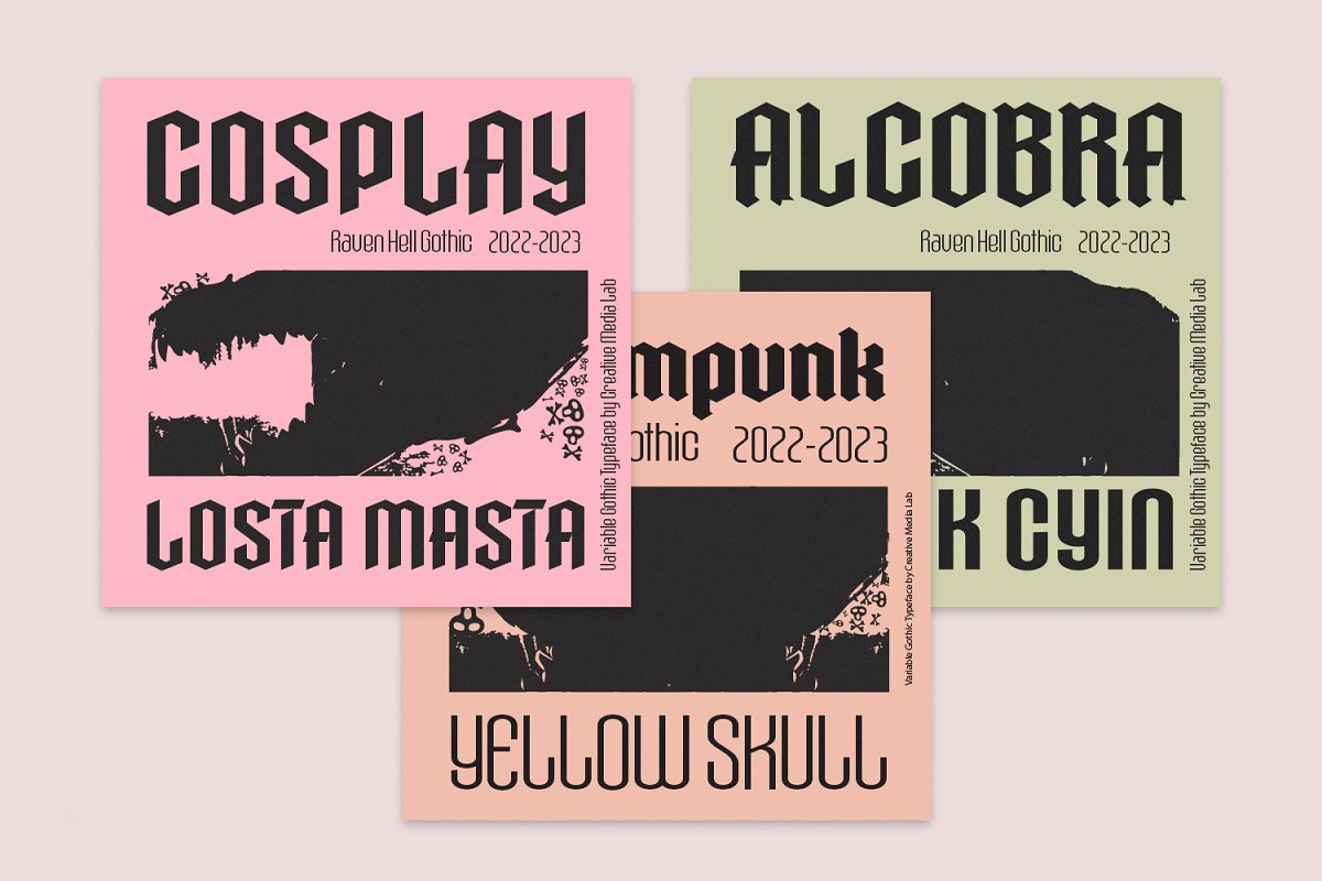 Raven Hell   Variable Gothic Font Free Download