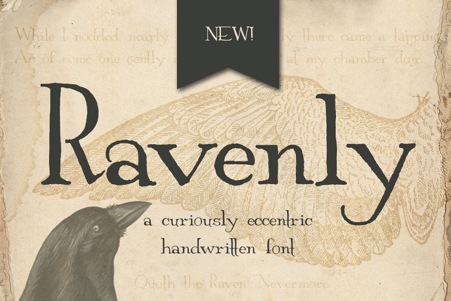 Ravenly Hand Written Font