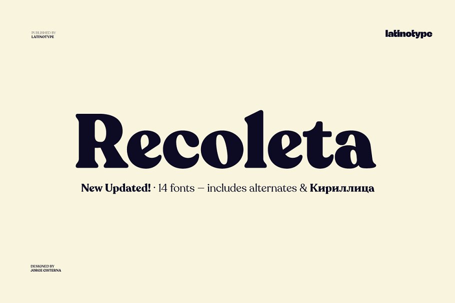 Recoleta   Intro Offer 60% off Font Free Download