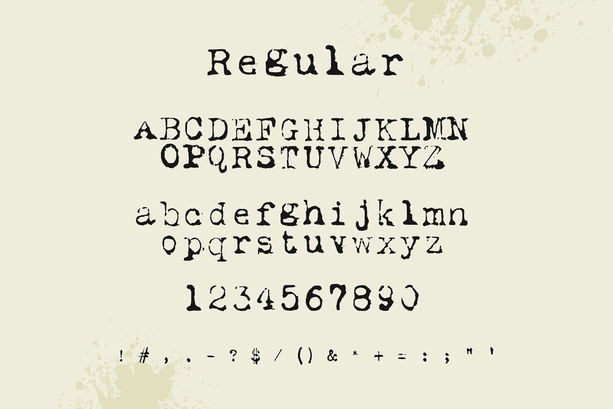 Remington 1912 Typewriter Font Free Download