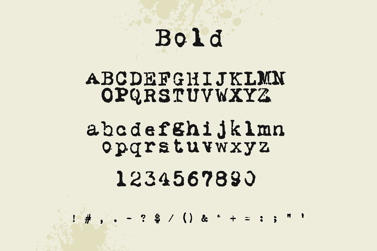 Remington 1912 Typewriter Font Free Download