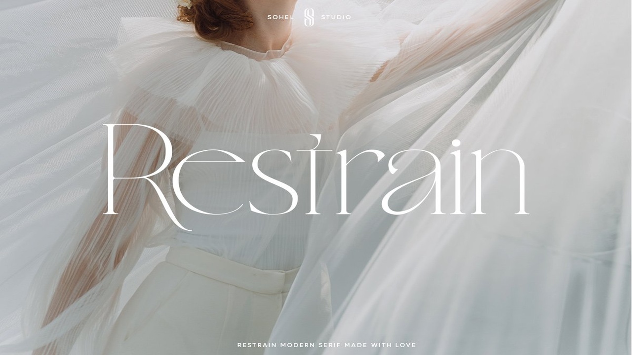 Restrain Modern Minimalist Serif Font