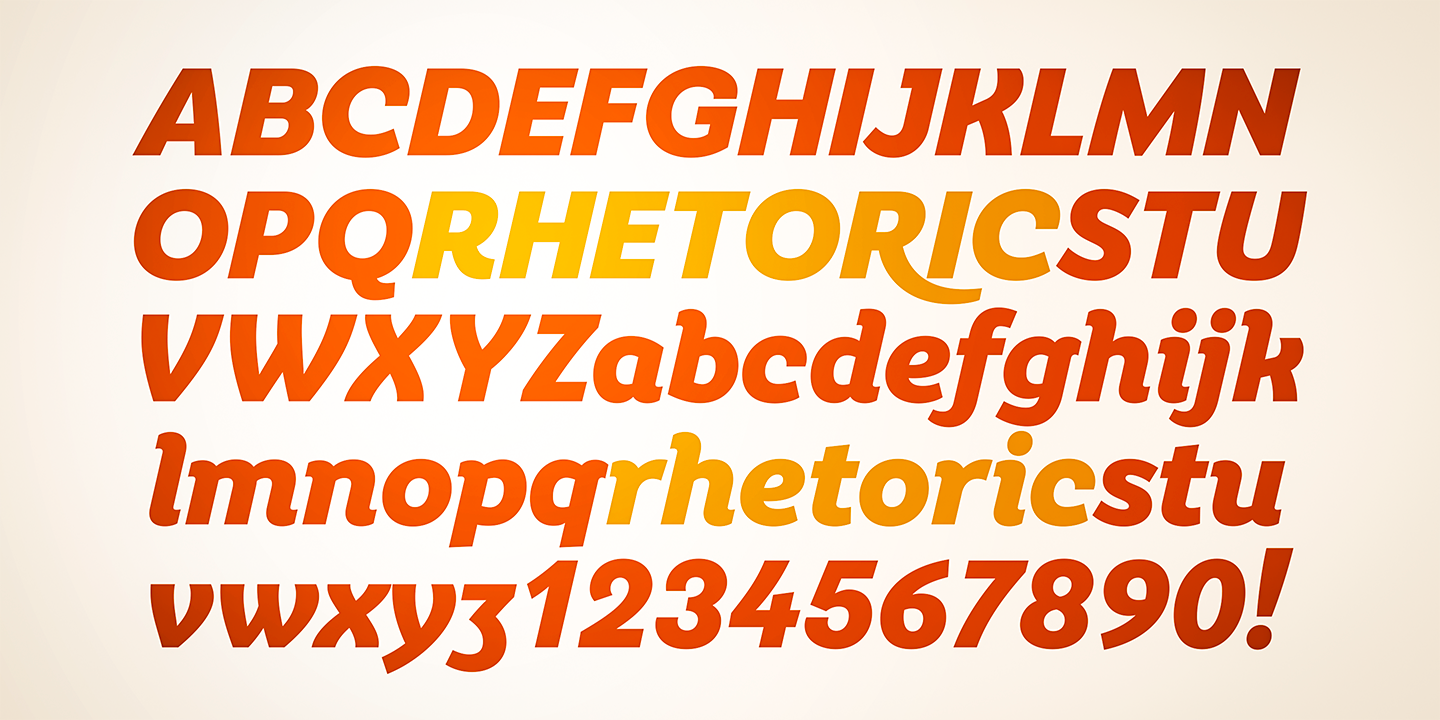 Rhetoric Font
