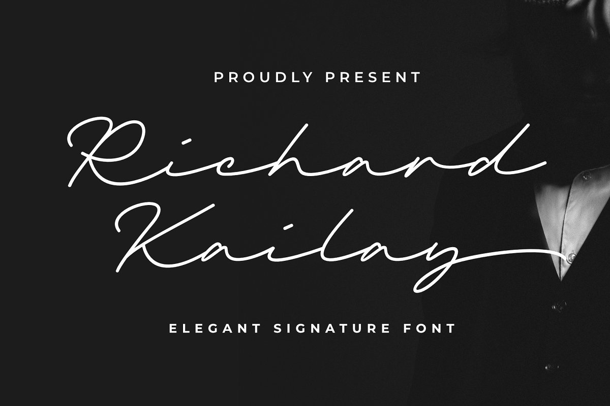 Richard Kailay Elegant Signature Font