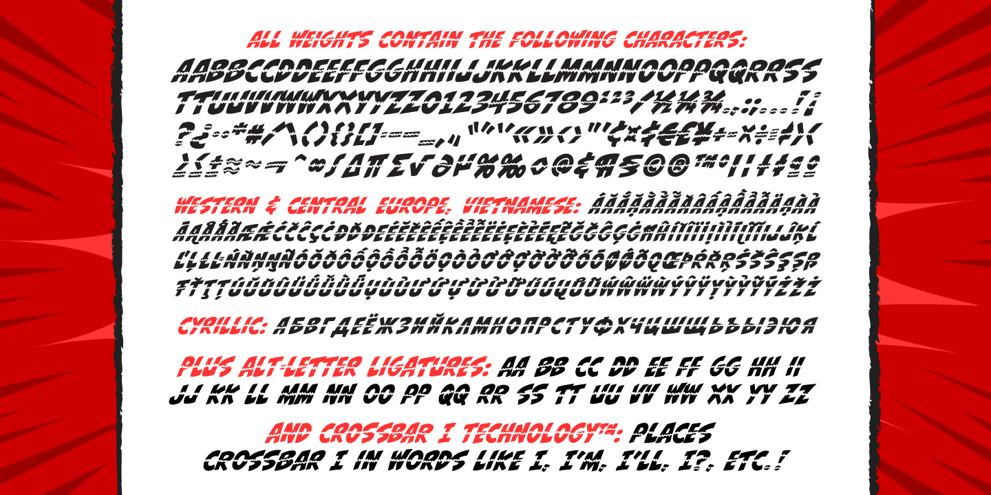 Ripped Bam Boom Font