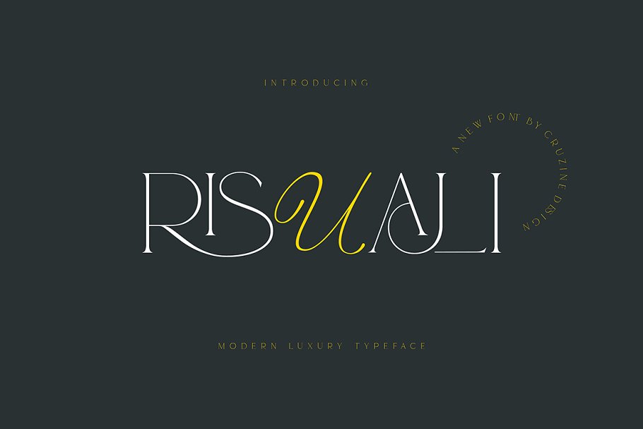 Risuali Luxury Typeface Font