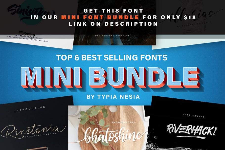 Riverhack Brush Font