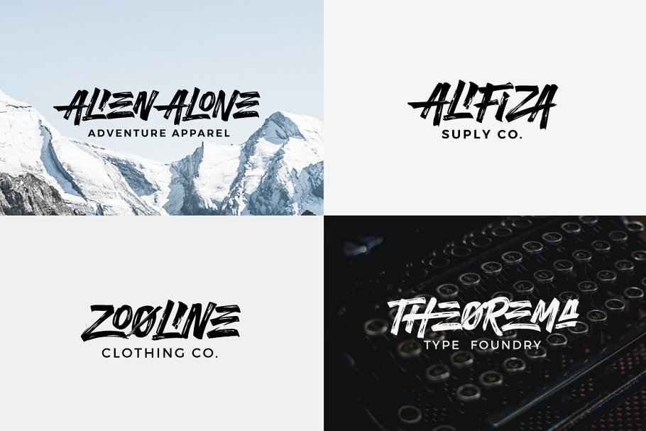 Riverhack Brush Font