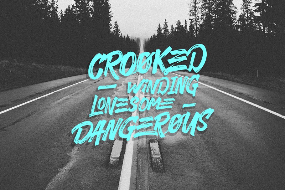 Riverhack Brush Font