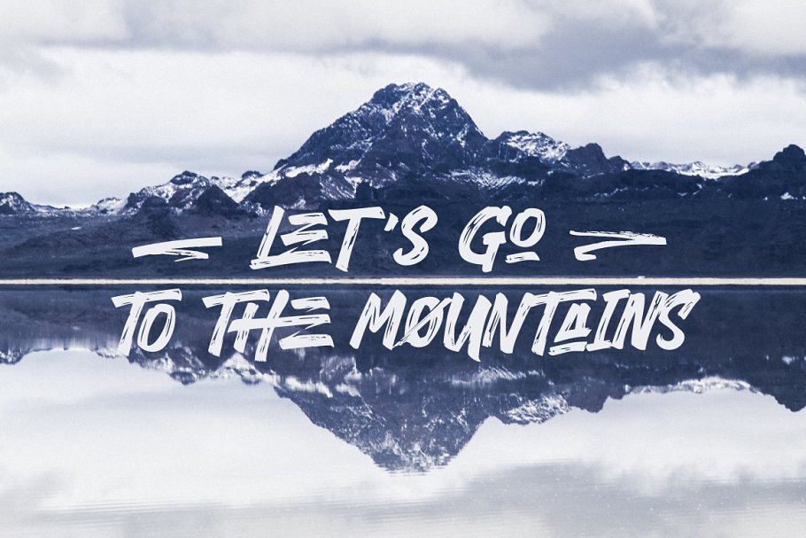 Riverhack Brush Font