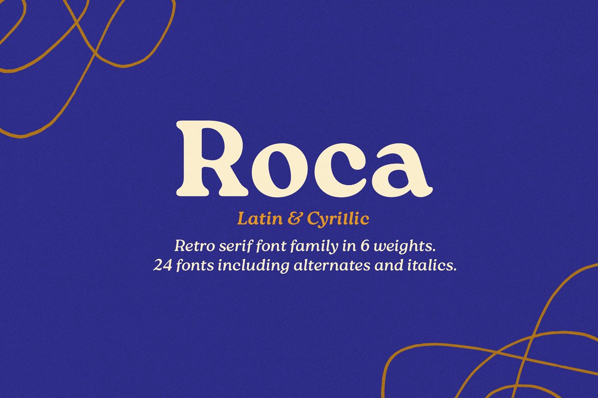 Roca Family Font