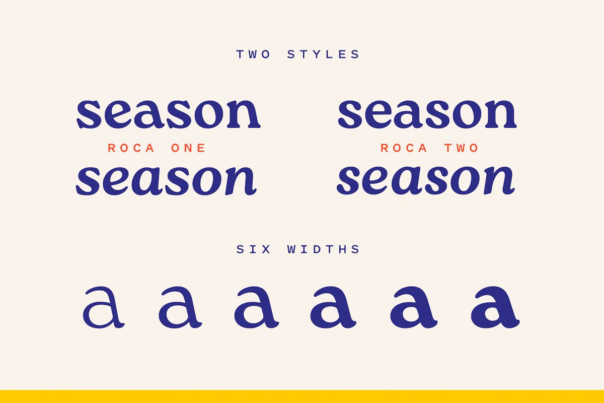 Roca Family Font