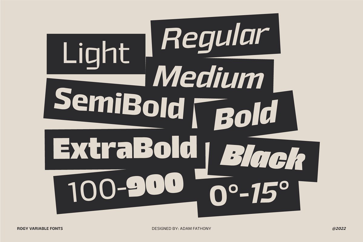 Rogy Variable Font