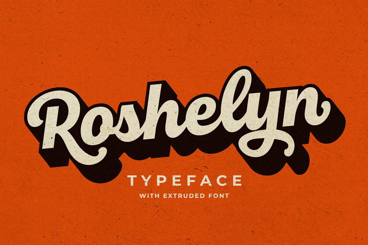 Roshelyn Typeface Font Free Download