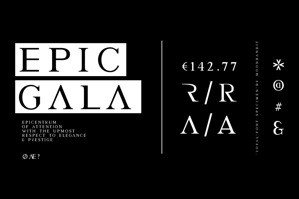 Royal An elegant luxurious Font