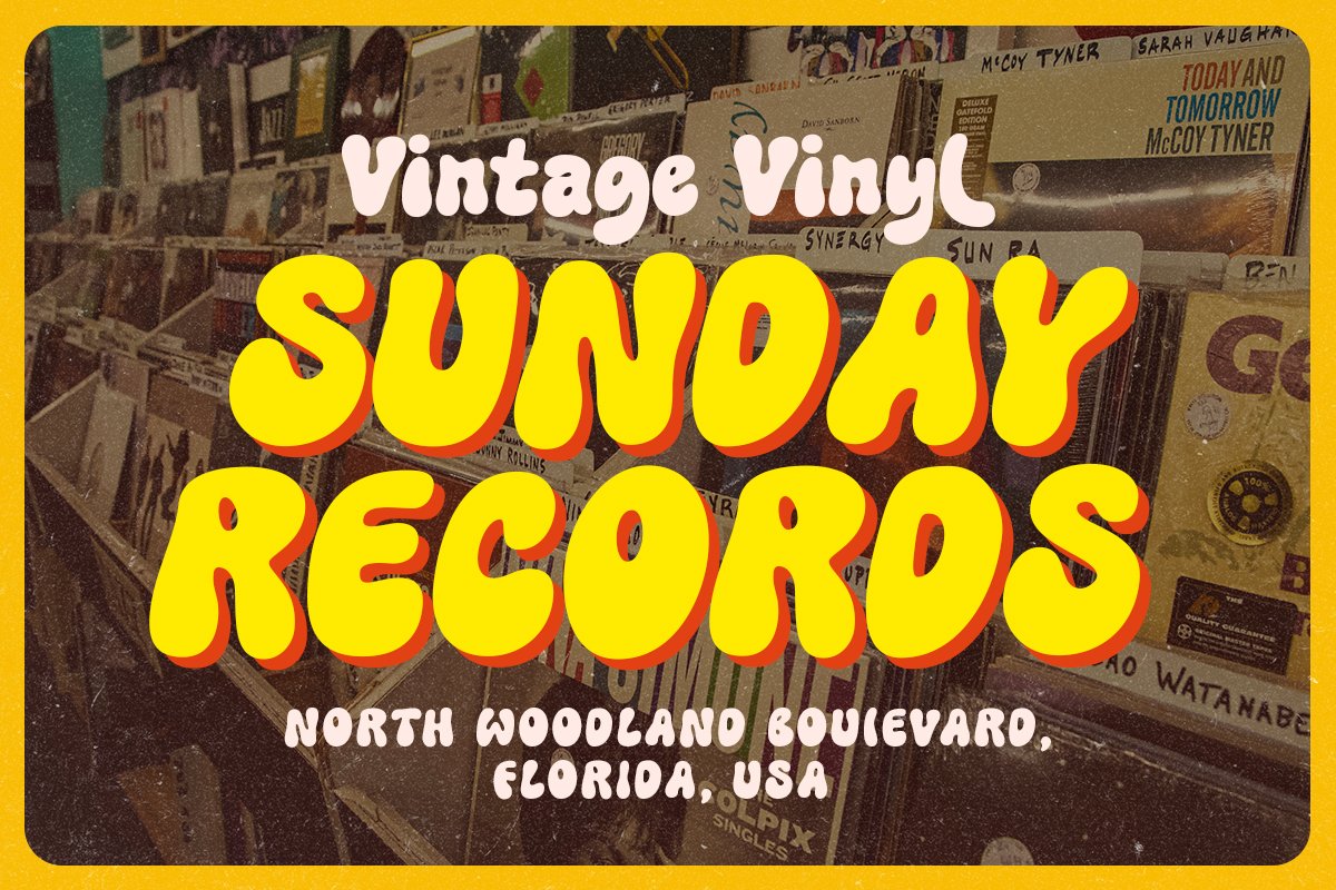 Rumley Moon   Groovy Hipster Font Free Download