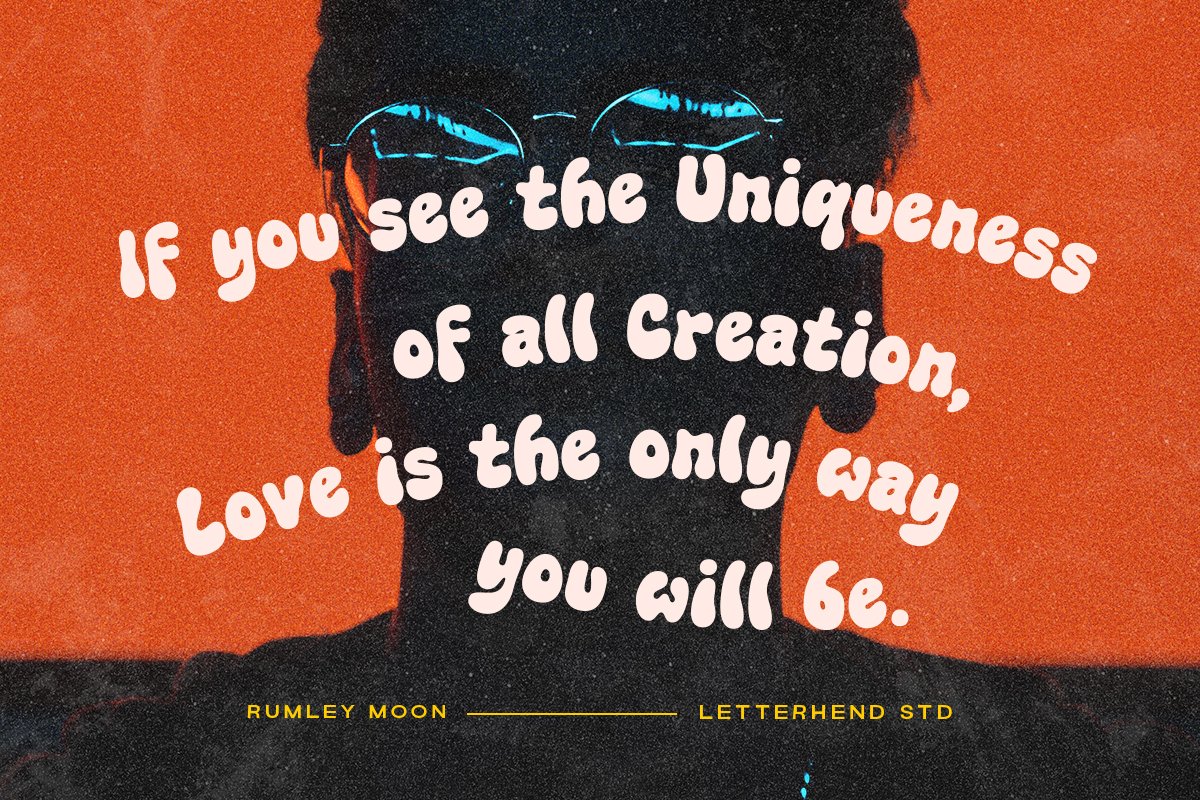 Rumley Moon   Groovy Hipster Font Free Download