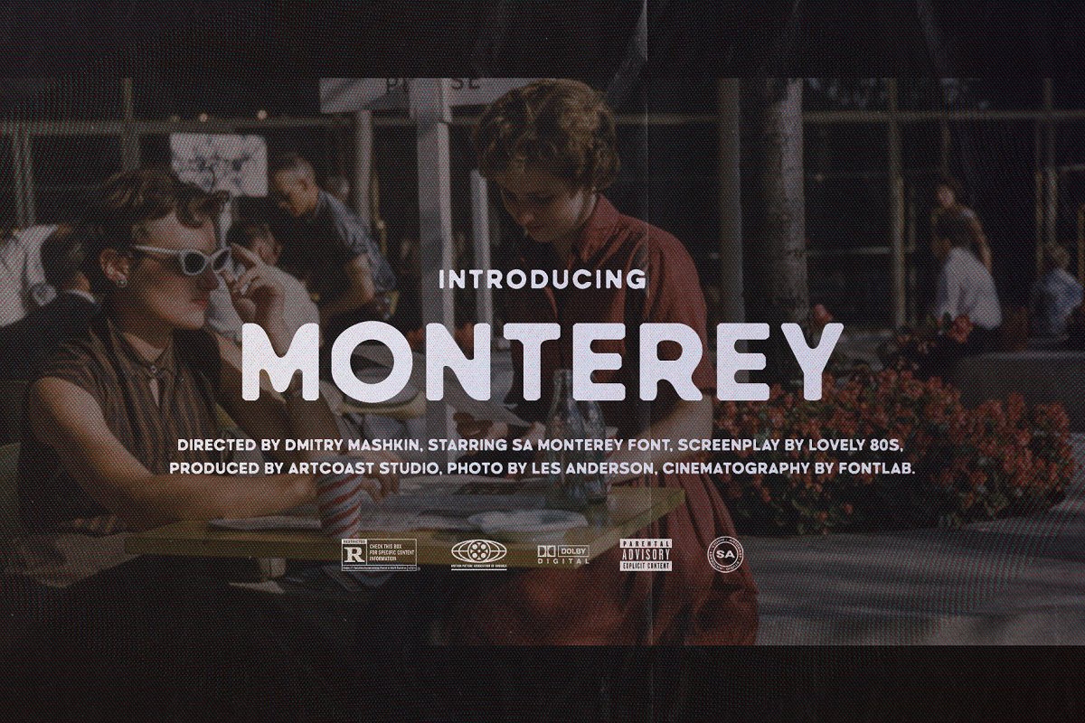 SA Monterey Retro Bold Font Free Download
