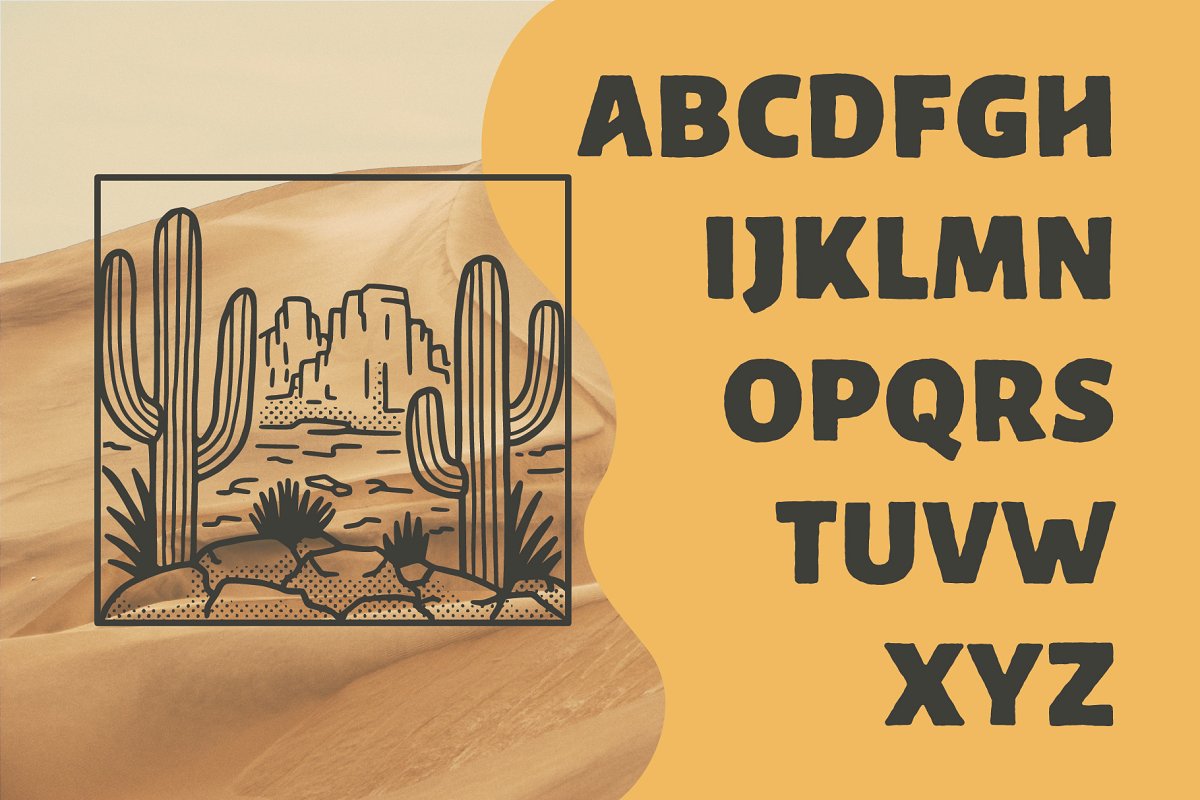 SANDBAD Vintage Handmade Font