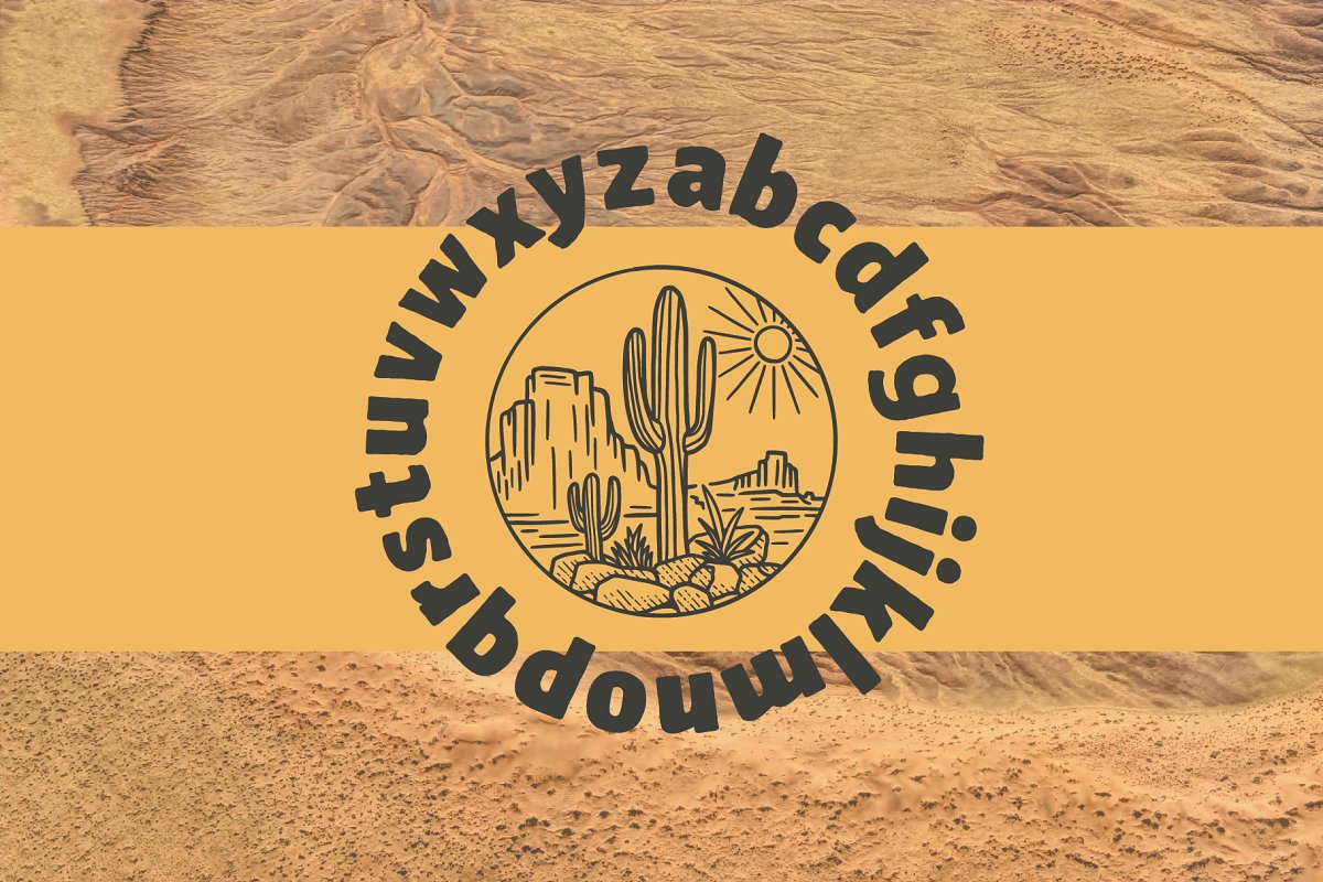 SANDBAD Vintage Handmade Font