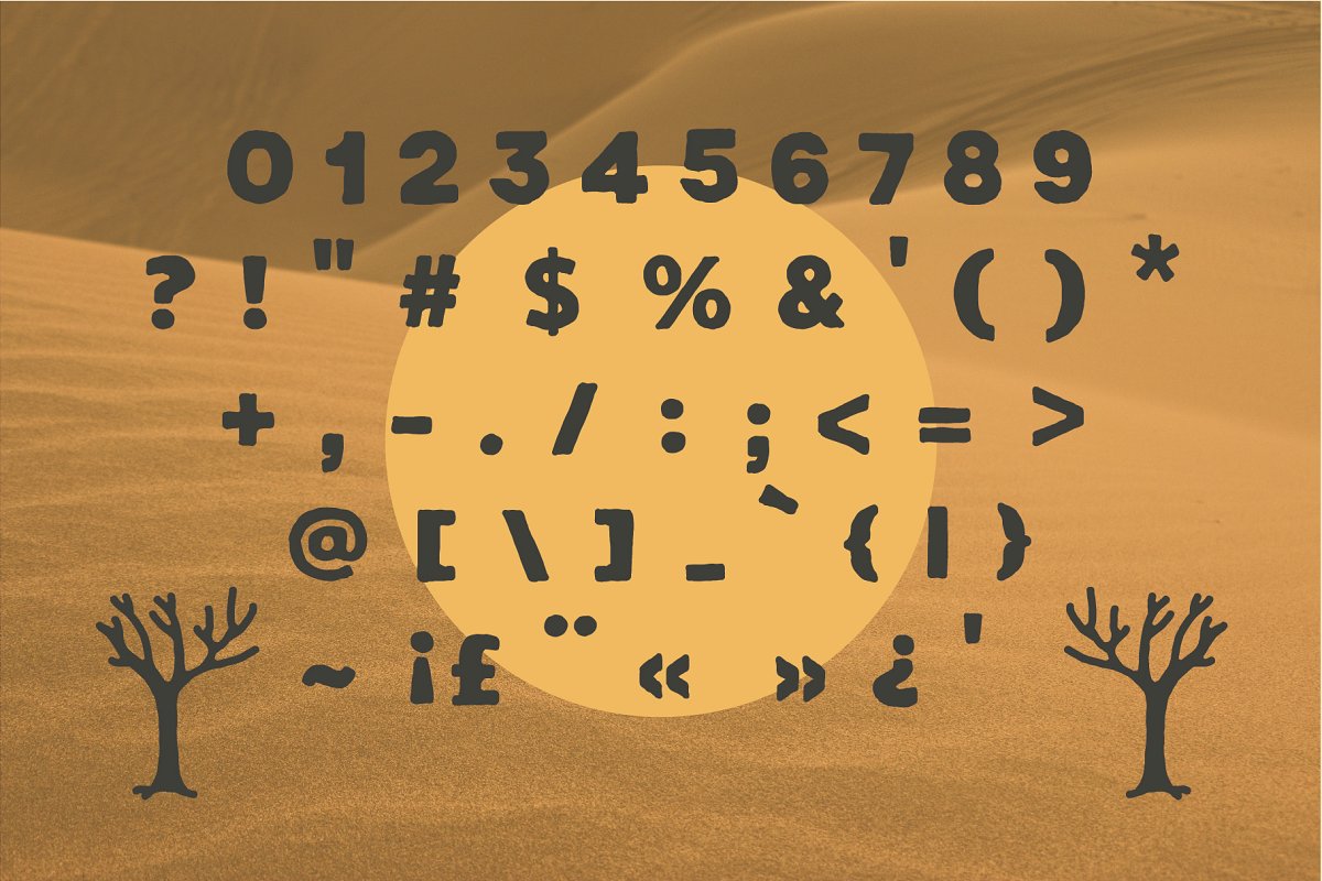 SANDBAD Vintage Handmade Font