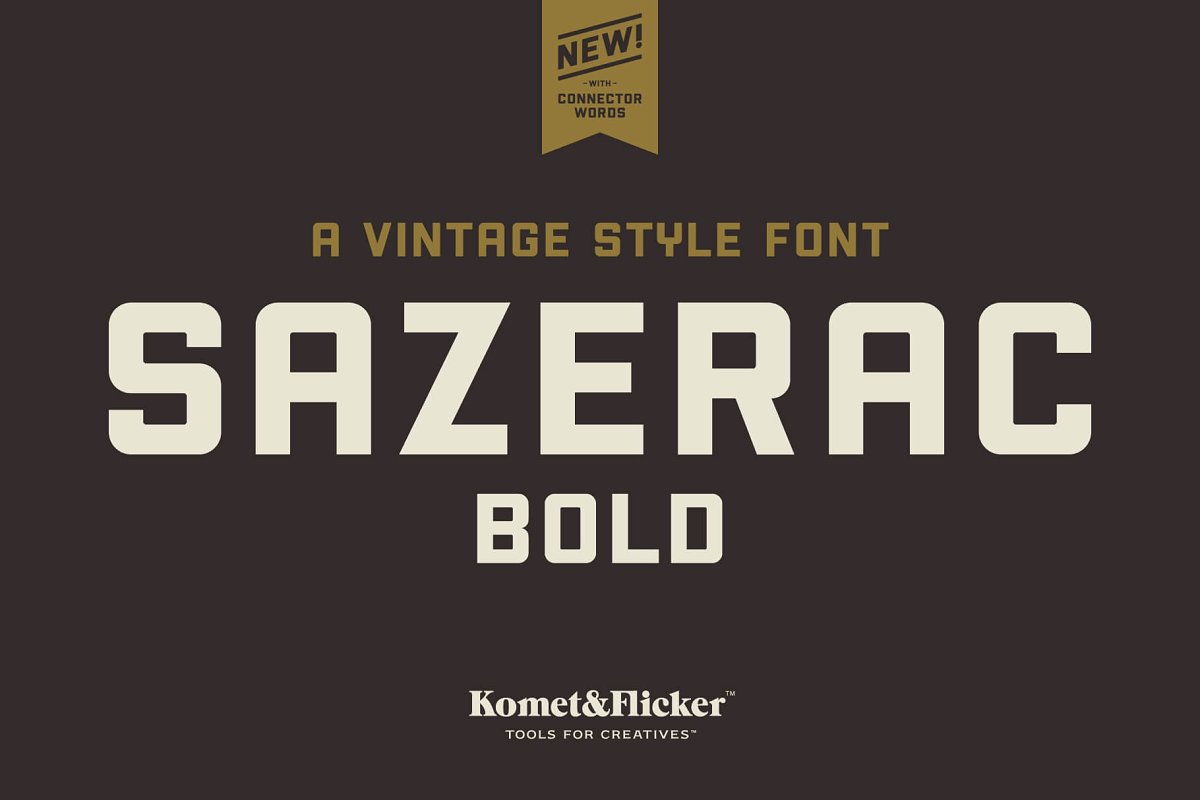 SAZERAC Bold Font Free Download