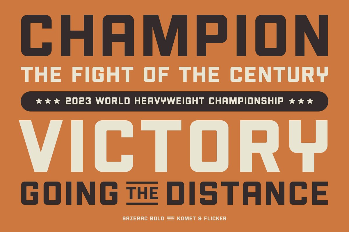 SAZERAC Bold Font Free Download