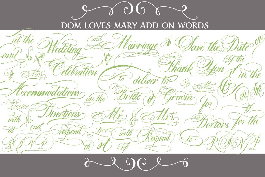 Dom Loves Mary Total Design Font