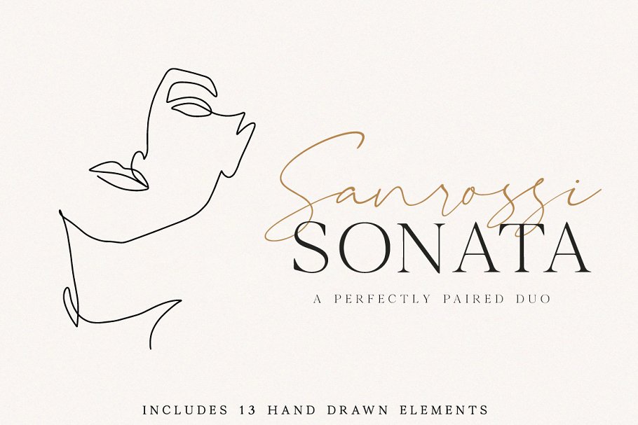 Sanrossi Sonata Duo Font