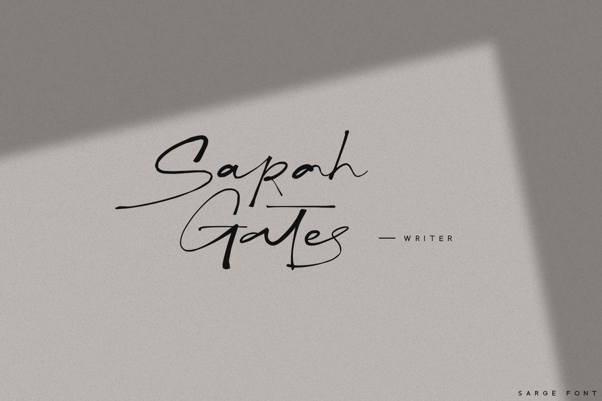 Sarge Font Free Download