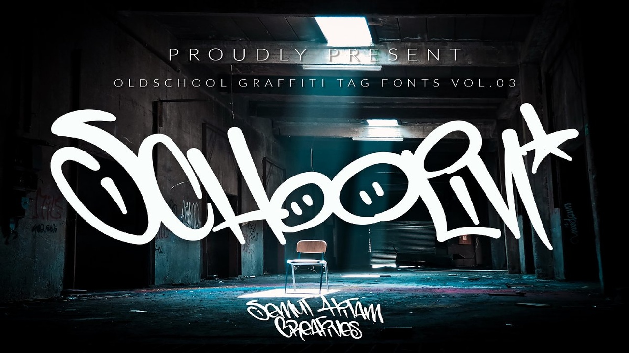 Schoolin Graffiti Font