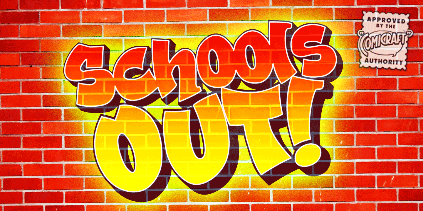 Schools Out Font Family Free Download Schools Out Font