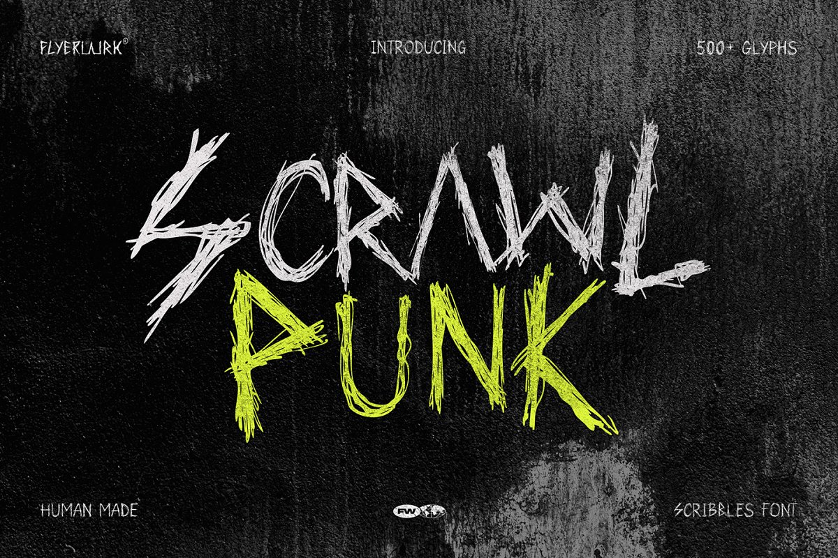 Scrawlpunk   Scribbles Font Free Download