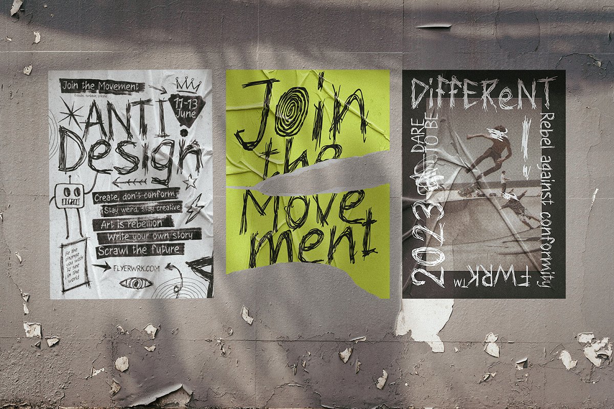 Scrawlpunk   Scribbles Font Free Download