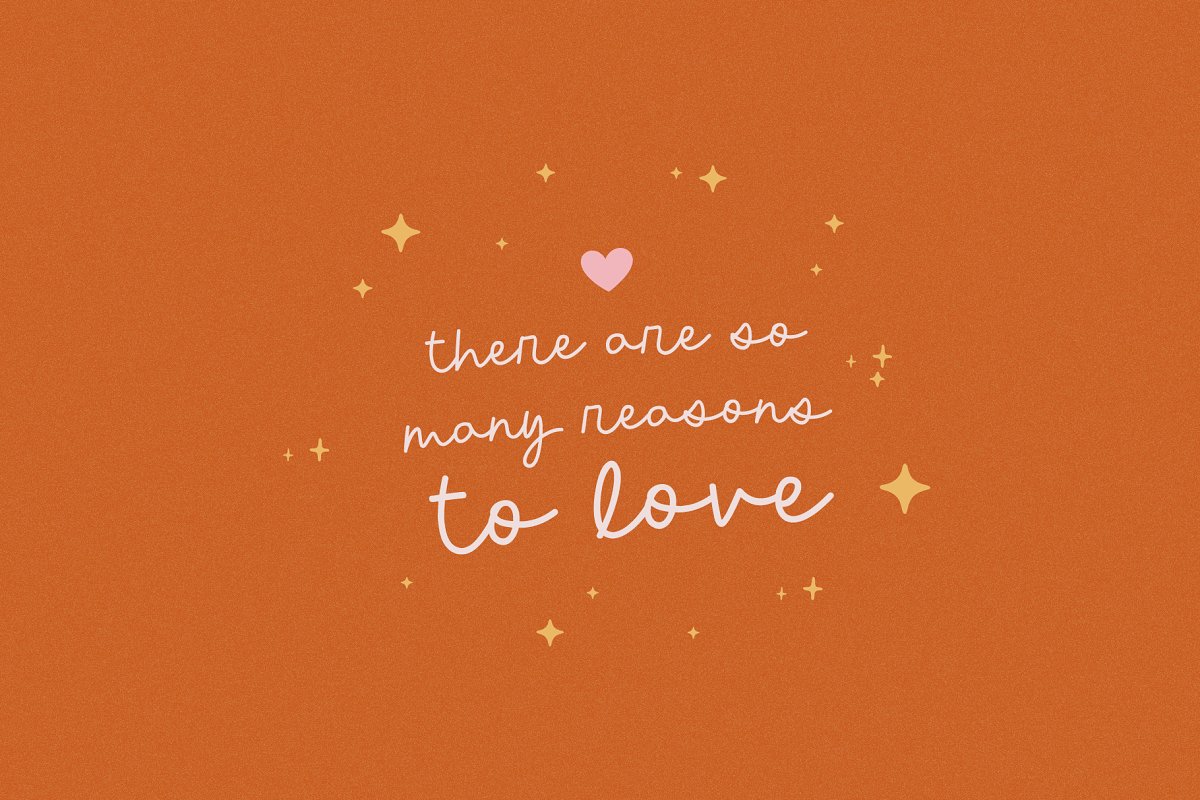 Script Font Duo A little of Love Free Download
