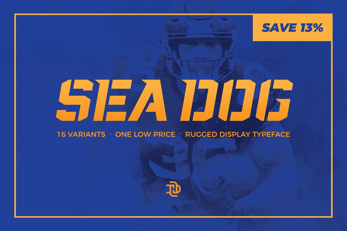 Sea Dog Bundle | Sports Display Font Free Download