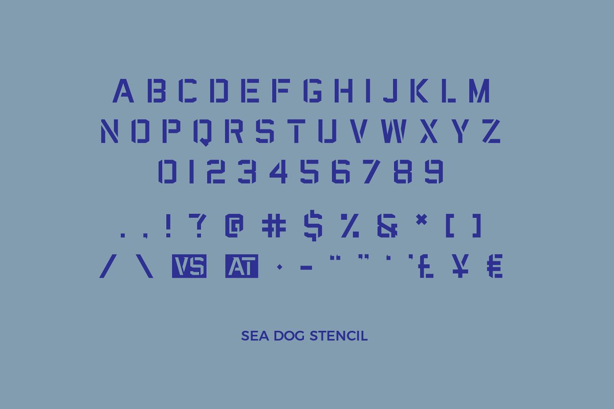 Sea Dog Bundle | Sports Display Font Free Download
